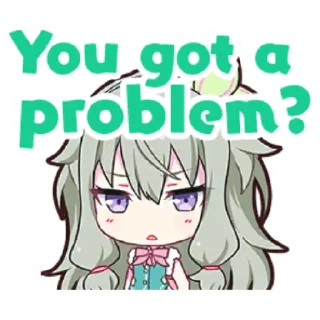 😒 emoji Project Sekai Nene Telegram sticker 12 of 23