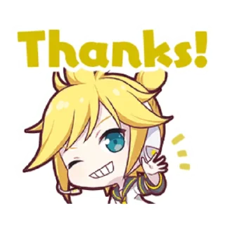 😉 emoji Project Sekai Len Telegram sticker 7 of 25