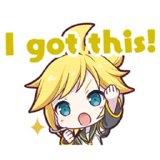 ✊ emoji Project Sekai Len Telegram sticker 10 of 25