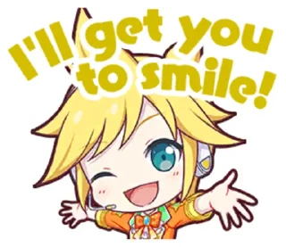 😄 emoji Project Sekai Len Telegram sticker 19 of 25