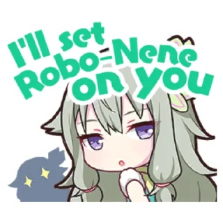 😒 emoji Project Sekai Nene Telegram sticker 15 of 23