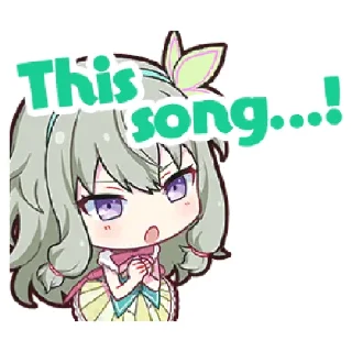 😠 emoji Project Sekai Nene Telegram sticker 19 of 23