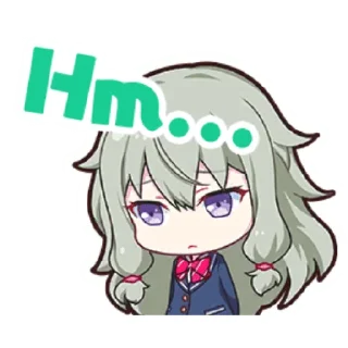 😔 emoji Project Sekai Nene Telegram sticker 5 of 23