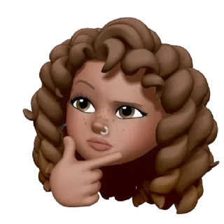 🤔 emoji 🤍💜 Telegram sticker 17 of 51