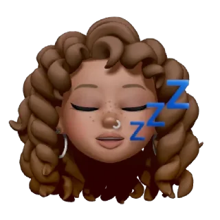 😴 emoji 🤍💜 Telegram sticker 14 of 51