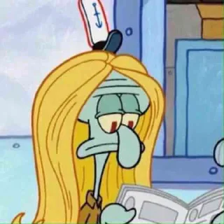 🐙 emoji squidward Telegram sticker 13 of 45