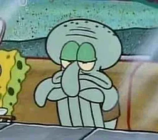 🐙 emoji squidward Telegram sticker 2 of 45