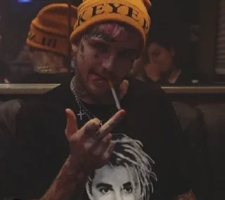 Sticker from Lil peep