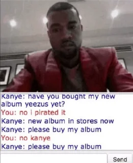 Sticker from yeezus 2