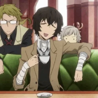 🥂 emoji Osamu Dazai By (@Miyukotto) Telegram sticker 6 of 70
