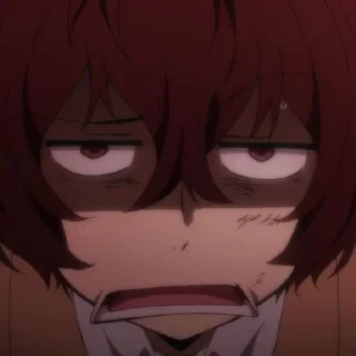 🥂 emoji Osamu Dazai By (@Miyukotto) Telegram sticker 22 of 70