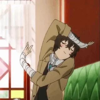 🥂 emoji Osamu Dazai By (@Miyukotto) Telegram sticker 8 of 70