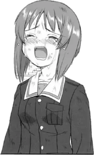 Sticker from GuP without sense