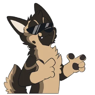 😎 emoji Daryl & Michonne Telegram sticker 7 of 60