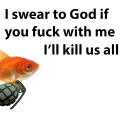 😡 emoji Goldfish's Shitty Meme Pack Telegram sticker 7 of 92