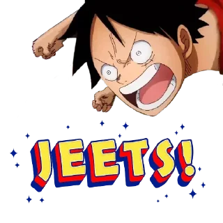 Sticker from Luffy