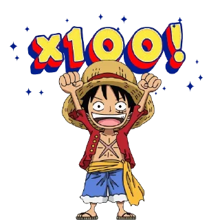 Sticker from Luffy