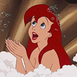 🧜‍♀ emoji ⇢ 𝘼𝙧𝙞𝙚𝙡 𝘿𝙞𝙨𝙣𝙚𝙮 | @AquaStickers 💎 Telegram sticker 5 of 80