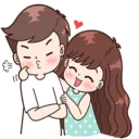 🙃 emoji Love💟❤💟💙💗 Telegram sticker 11 of 41