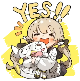 Sticker from Blue Archive - Yostar☆