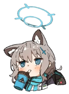 😶 emoji Blue Archive - Yostar☆ Telegram sticker 18 of 18