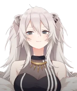 😌 emoji Shishiro Botan Telegram sticker 7 of 31
