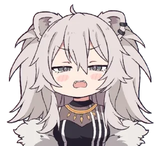 😠 emoji Shishiro Botan Telegram sticker 14 of 31