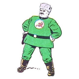 🧔 emoji Insane Commies from American Comics Telegram sticker 7 of 113
