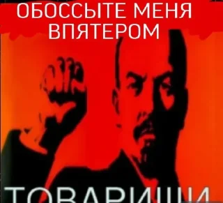 Sticker from Silly commies
