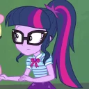 ☁️ emoji 「～Equestria Girls」| ʙʏ: @violet_des 🌿 Telegram sticker 3 of 70