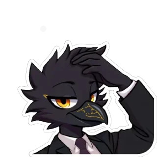 😏 emoji Val Telegram sticker 1 of 33