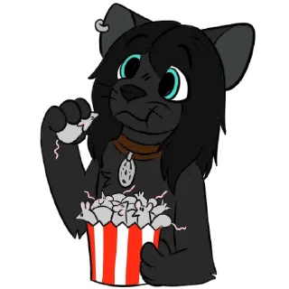 🍿 emoji Agii The Cat Telegram sticker 21 of 69