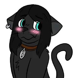 ☺️ emoji Agii The Cat Telegram sticker 9 of 69
