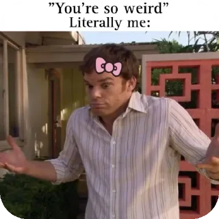✋ emoji Dexter Morgan Telegram sticker 5 of 14