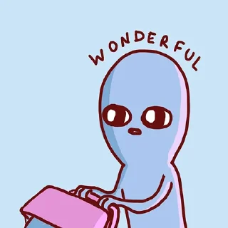 🥺 emoji Strange Planet Telegram sticker 20 of 80