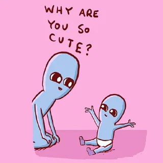 😍 emoji Strange Planet Telegram sticker 12 of 80