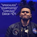 😶 emoji The Weeknd Telegram sticker 20 of 120