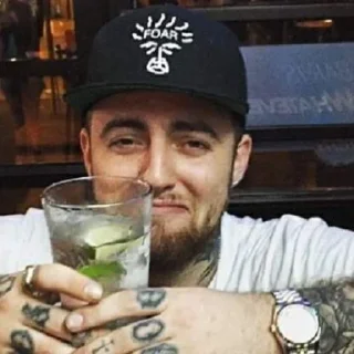 😬 emoji Mac Miller 1 Telegram sticker 13 of 19