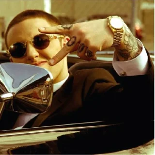 ✌ emoji Mac Miller 1 Telegram sticker 3 of 19