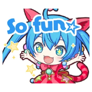 🤩 emoji Project Sekai Miku Telegram sticker 22 of 35