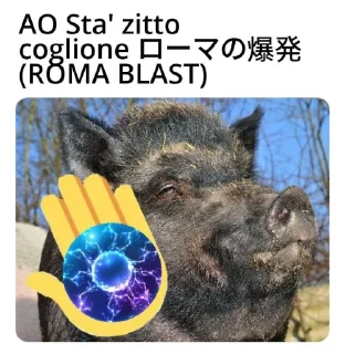 🔥 emoji Basta Terroni Telegram sticker 16 of 21