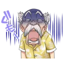 😨 emoji FAIRY TAIL @Nekostickerss Telegram sticker 13 of 41