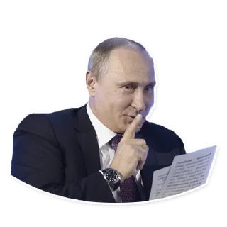 🤫 emoji Putin (@T3SL4) Telegram sticker 15 of 20