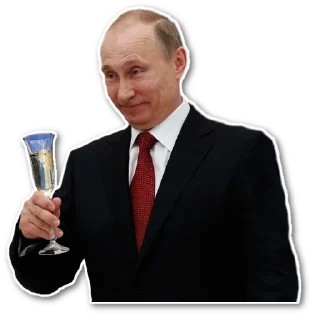 🥂 emoji Putin (@T3SL4) Telegram sticker 5 of 20