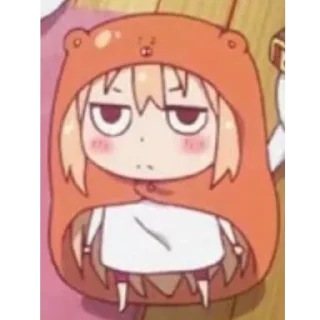 😒 emoji UMARUUU ←⁠(⁠*⁠꒪⁠ヮ⁠꒪⁠*⁠) Telegram sticker 13 of 78