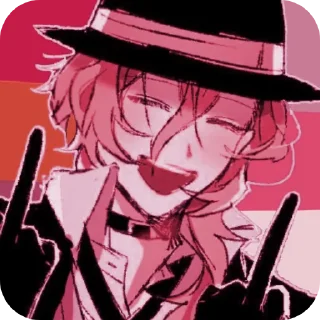 🍒 emoji Chuuya  🍒                            @HI_TS8 Telegram sticker 24 of 30
