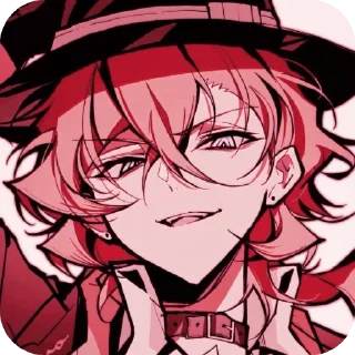 🍒 emoji Chuuya  🍒                            @HI_TS8 Telegram sticker 23 of 30