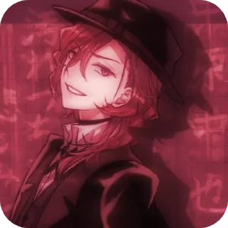 🍒 emoji Chuuya  🍒                            @HI_TS8 Telegram sticker 19 of 30