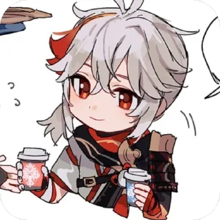 🐶 emoji ꒰ྀི🐶꒱ kazuscara cr: IKITE_OSHI (twt) :: @vin11ll Telegram sticker 4 of 45