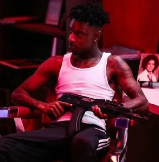 🔥 emoji 21 Savage @BarbieBoySwag Telegram sticker 10 of 120